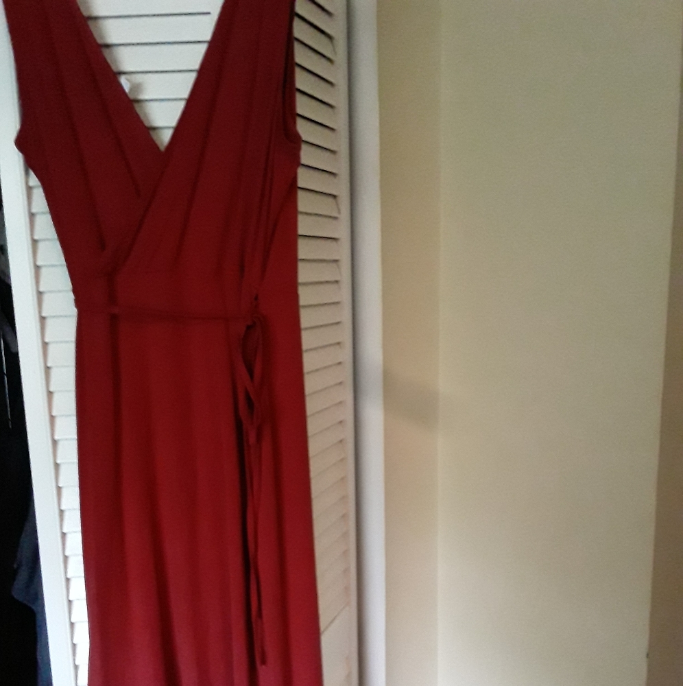 Banana Republic V neck knit blend wrap dress size Small